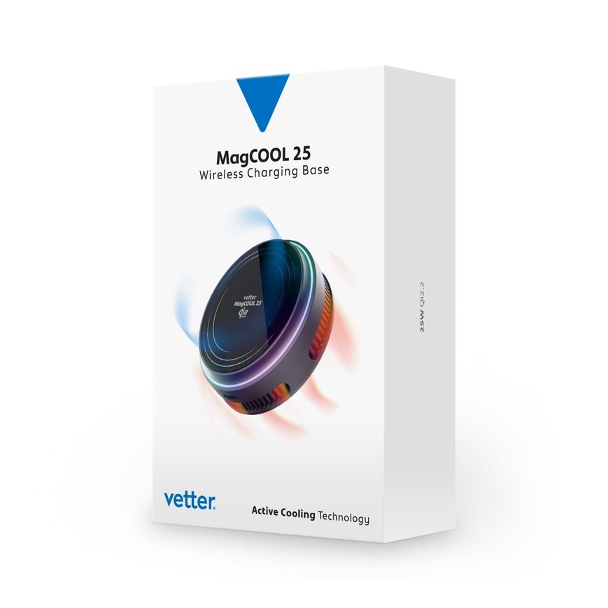 Vetter MagCOOL Qi2.2 — iPhone MagSafe · Qi2